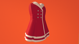 Jacket Dress (Red) (900 Tokens)