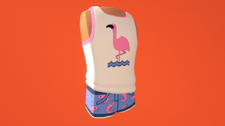 Silly Shorts (Flamingo) (850 Tokens)