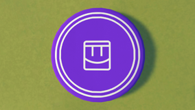 Purple Sports Disc: This is the default sports disc appearance for the purple team