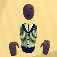Green Barber Shop Vest
