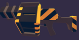 Caution paint launcher: This skin is obtained from a weekly challenge