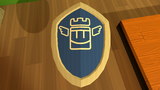 Default Blue Quest Shield: This is the default blue quest shield appearance