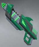 Invasion Laser Shotgun: This skin was earnable through the invasion events and purchasable in S. Shops for 4500 Tokens.