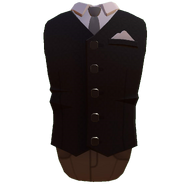 Formal Vest (Black) (700 Tokens)