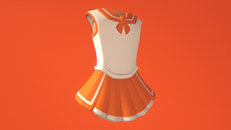 Anime Skirt (Orange) (6500 Tokens)