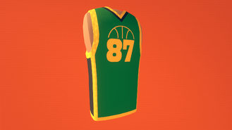 Basketball Jersey (Green) (550 Tokens)