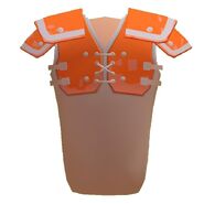 Football Shoulder Pads (Orange) (600 Tokens)