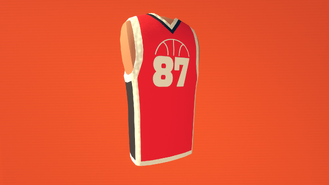 Basketball Jersey (Red) (550 Tokens)