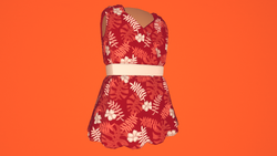 Luau Dress (Begonia): 450 Tokens