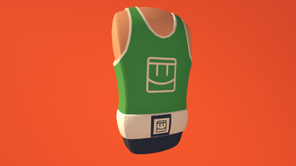 Boxing Shirt (Green) (2000 Tokens)