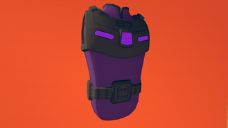 Space Marine Armor (Purple) (From The Rise of Jumbotron)