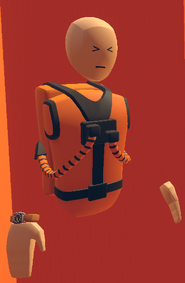 Orange spacesuit