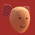 Big Head Bow (Red, Polka, Dot) (750 Tokens)