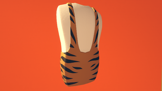 Luchador Singlet (Pouncing Tiger) (800 Tokens)