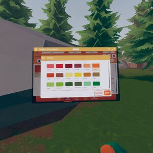 Rec Room color pallet all pages