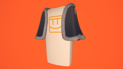 Fancy Cape (Grey): 1,500 Tokens