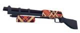 Plaid Paintball Shotgun: This skin is obtained from a weekly challenge