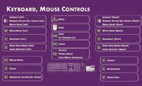 Keyboard and Mouse Controls