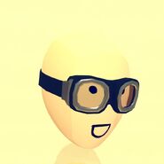 Aviator Goggles (Black) (3 Star, 550 Tokens)