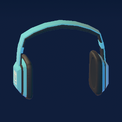 Notes Headphones (Blue) (2,500 Tokens)