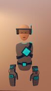 Blue sensors (2,500 for body and head piece, 950 for gloves)