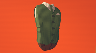 Formal Vest (Green) (700 Tokens)