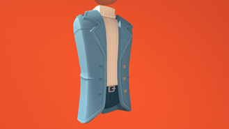 Overcoat (Blue) (550 Tokens)