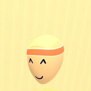 Headband (Orange, White)