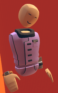 Purple bee keeper