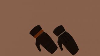 Cowboy Gloves (Black, Silver) (3 Star, 450 Tokens)