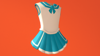 Anime Skirt (Teal) (6500 Tokens)