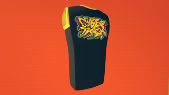 Cyber Trash Shirt (Black) (From Laser Tag)