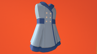 Jacket Dress (Blue) (900 Tokens)