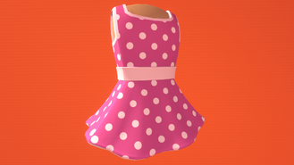 Swing Dress (Pink) (900 Tokens)