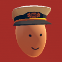 Captain Hat (White, Black, Gold) (850 Tokens)