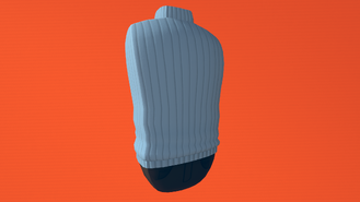 Turtleneck (Blue) (150 Tokens)