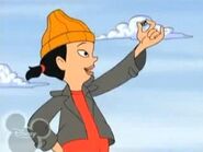 Spinelli with Vince's lucky marble