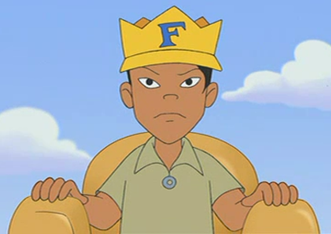 At the beginning of Recess: School's Out, King Bob crowns him king of ...