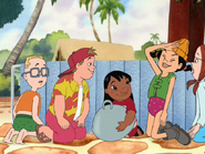 Spinelli with Lilo, T.J., Gus, and Gretchen