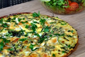 SpringVegetableFrittata CamilleStyles1