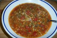 Italian lentil and barley soup