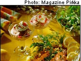 Cheese-and-herbs stuffed salmon Yrttijuustolla täytetty lohi