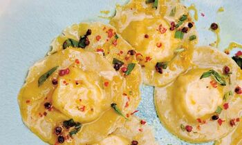 Lemon and Goat's Cheese Ravioli