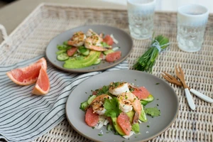 Salad grapefruit shrimp fennel2