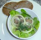 Marinated herring with juniper berries