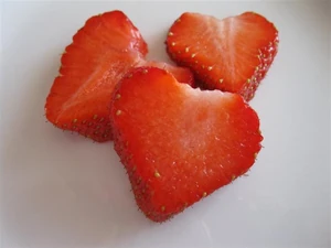 Easy Strawberry Hearts