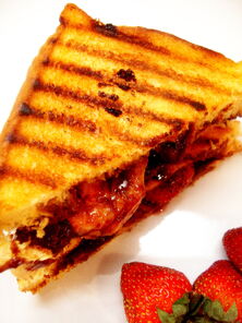 Fruity Chocolate Toast