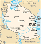 Map of Tanzania