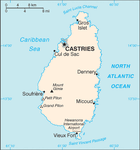 Map of St Lucia