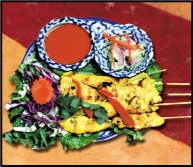 Lemongrass Chicken Satay